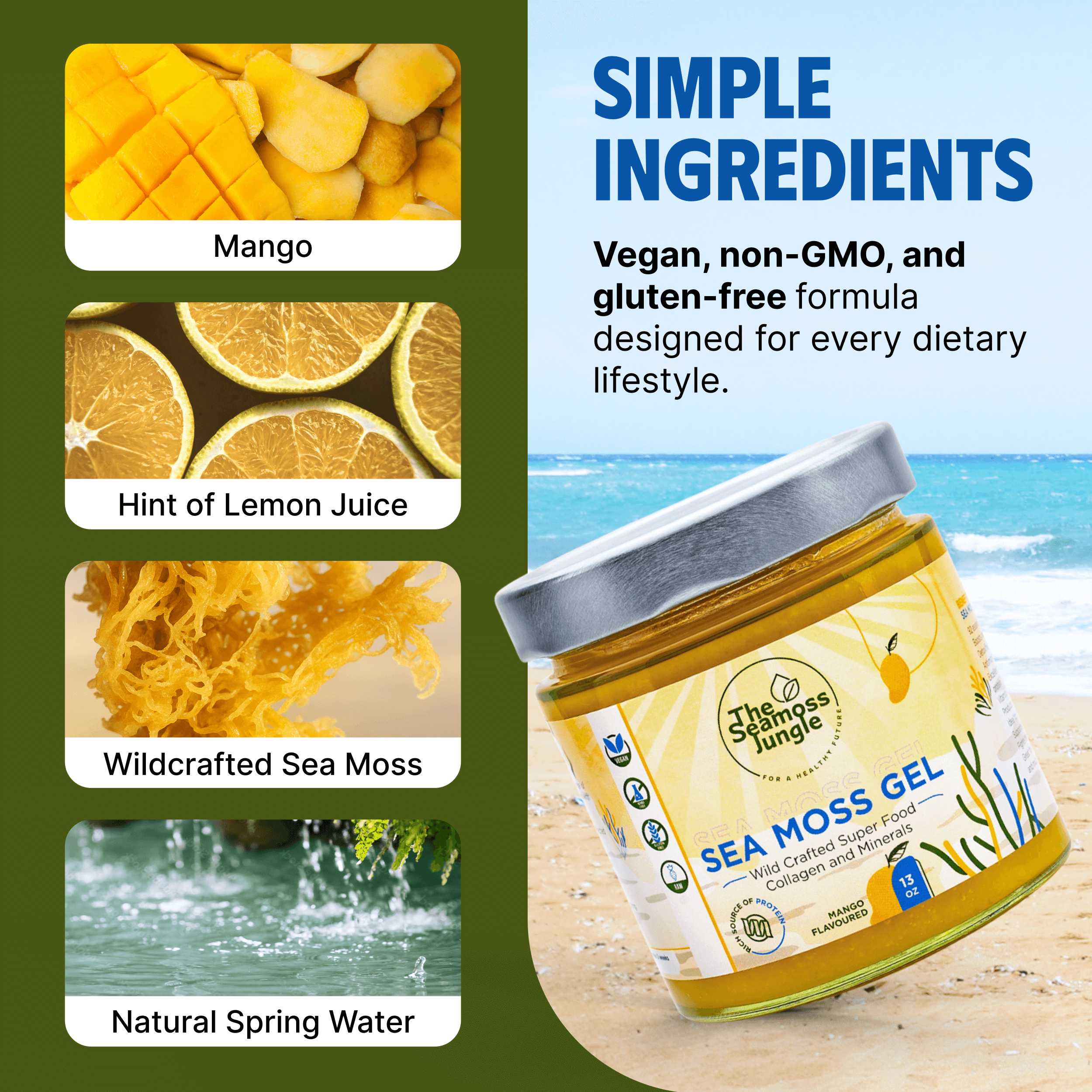 Sea Moss Gel – Mango