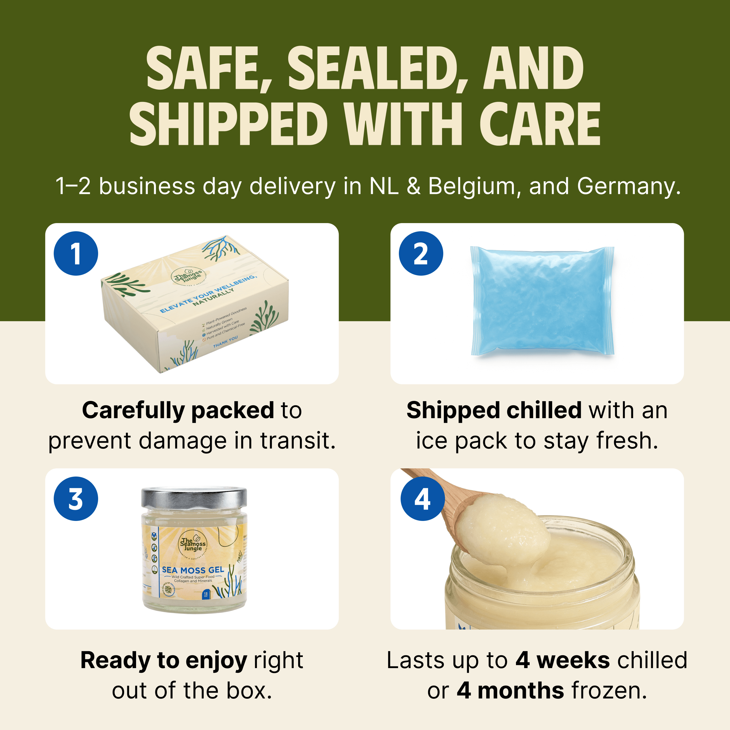 Sea Moss Gel – Golden - 395 ml