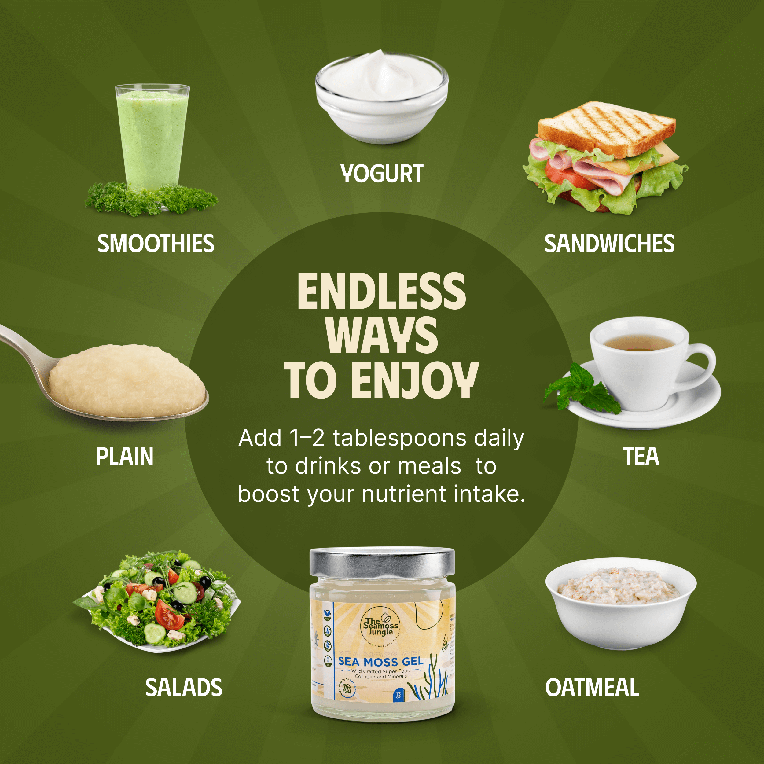 Sea Moss Gel – Golden - 500 ml